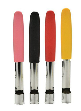 Stainless Steel Easy Twist Core Remover Fruit Apple Corer Pi