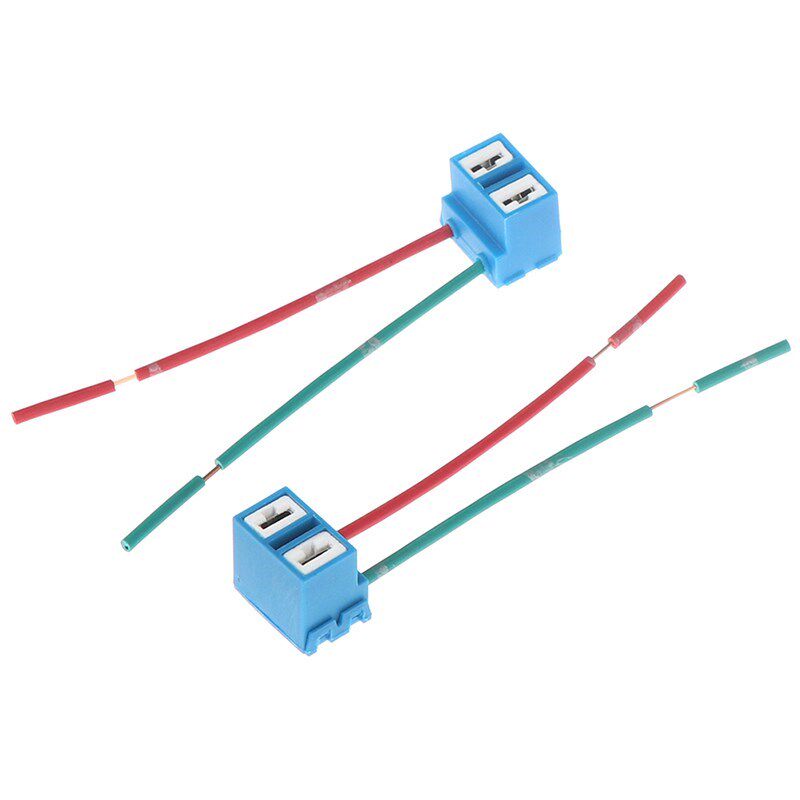 2Pcs H7 Headlight Bulb Socket Cceramic Lamp Base Car Connect