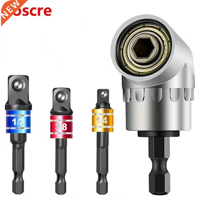 Hex Shank Male Socket Adapters Set, 1/4 Inch Hex Shank To 1/