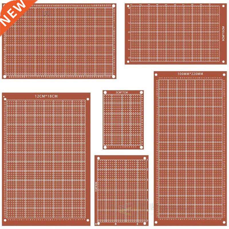 32 Pcs Single Sided PCB Board Prototype Kit 6 Sizes Universa