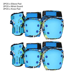 6 In 1 Scooter Kids Knee Pad Set Gear Children Adjustable