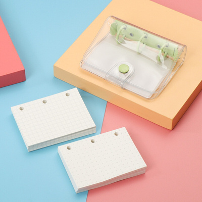 3 Hole Creative Loose-leaf Refill Notebook Cover Mini File跨