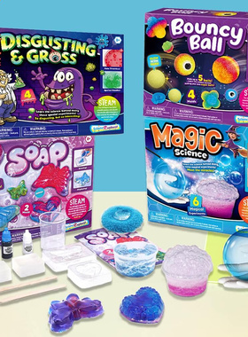 Science Experiment Kit Magic Science/Bouncy Ball/Soap/Disgus