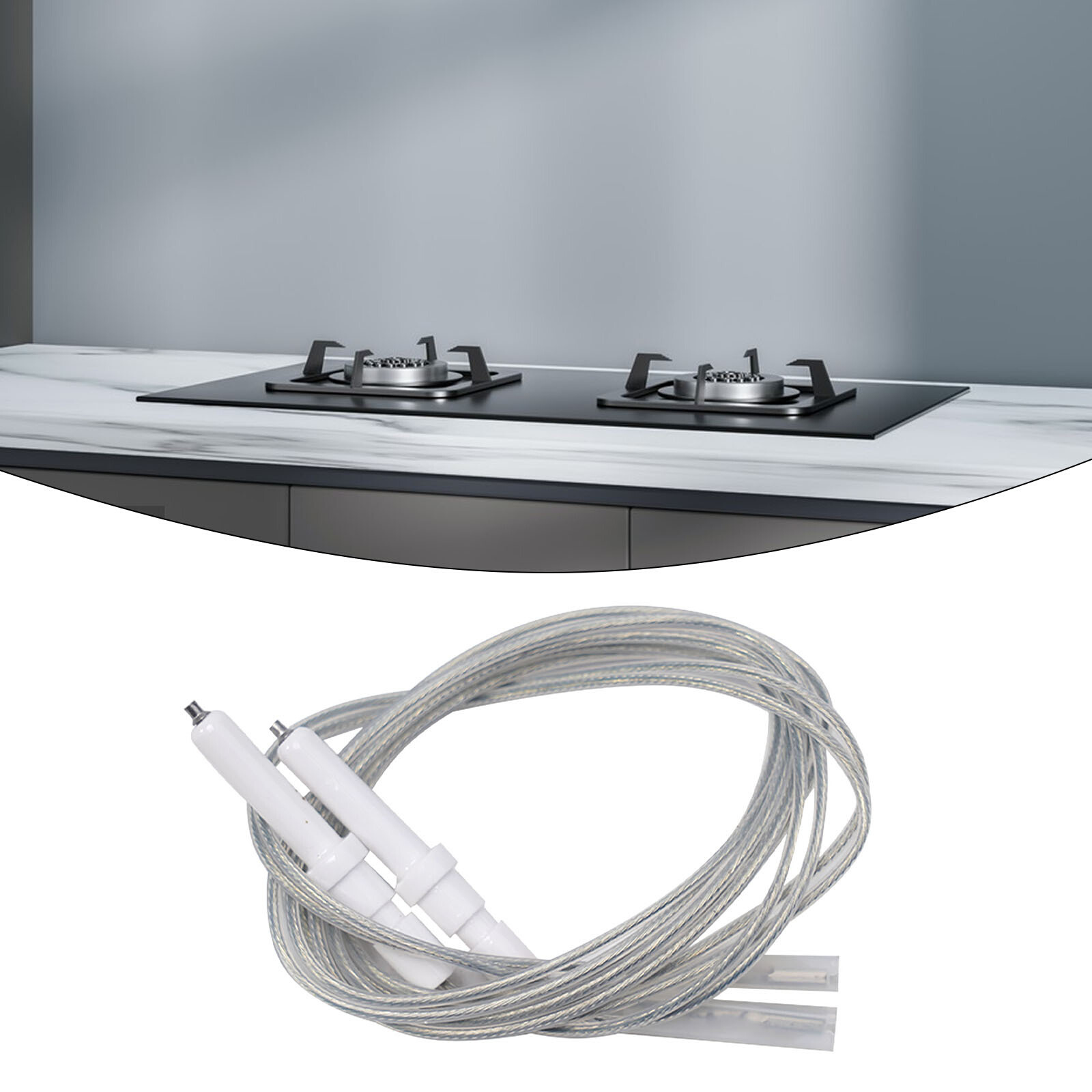 2pcs Gas Cooker Range Stove Part Ignition Electrode