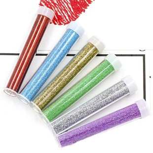 Glitter Filler Bottle lot Slime Sequin Fluffy 6pcs Clear