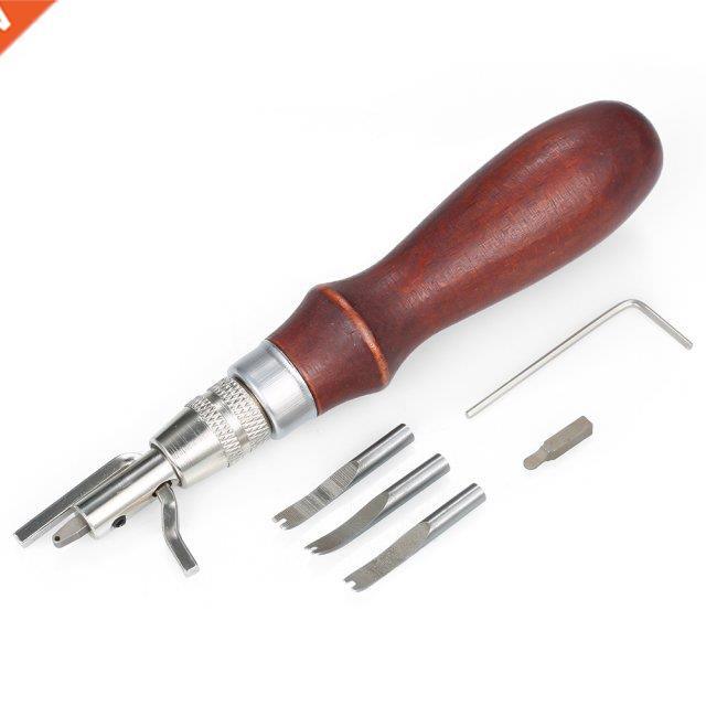 5 in 1 Professional Pro Stitching Groover Creasing Edge Beve