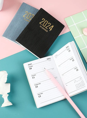 2024 A7 Notebook Weekly Planner Notebooks Diary Caderno To D