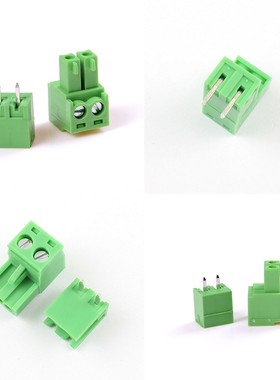 ZLinKJ 10 PCS 3.81mm 2pin terminal block Right angle Termina
