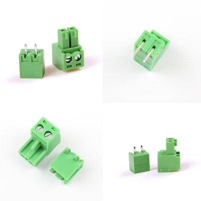 ZLinKJ 10 PCS 3.81mm 2pin terminal block Right angle Termina