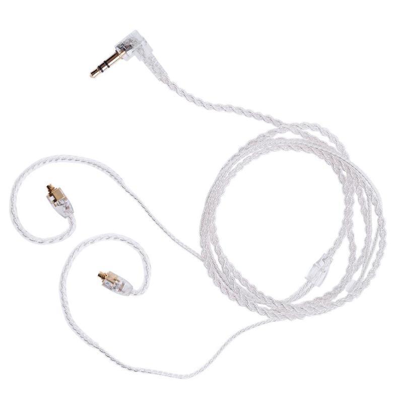 4 Core Cable Plated MMCX L Bended Cable Wire for Shure SE535