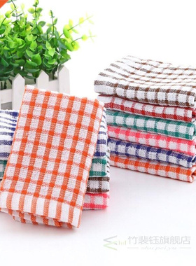 6PCS Cotton Kitchen Tea Towels Absorbent Lint Free Catering