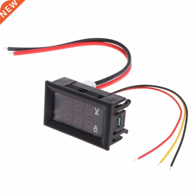 DC 0-100V 10A Dual LED Digital Voltmeter Ammeter Voltage AMP