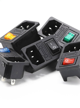 10A 250VAC 3 Pin iec320 C14 inlet connector plug power socke