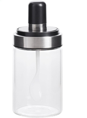 1Pc Creative Useful Easy Glass Jar Spice Containers Condimen