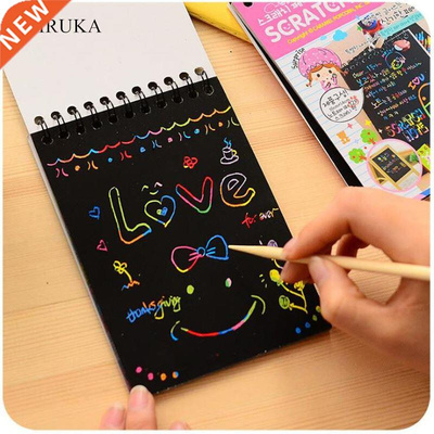 1PC Scratch Note Children's Creative DIY Scratch Paintin
