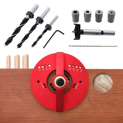 35mm Hinge Drilling Dowel Jig Vertical Hole Puncher Locator
