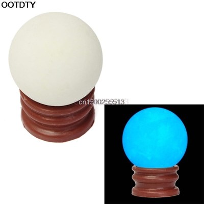 Delicate Glow In Dark Quartz Crystal Sphere Ball Blue Lumino