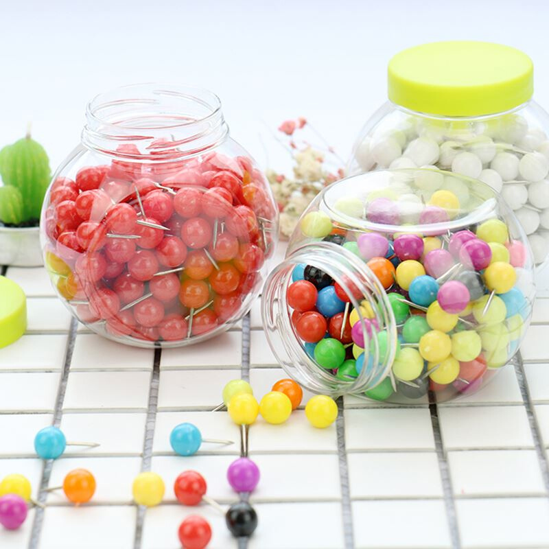 TT Candy colors pellet Push Pin Thumb Tack Message Board Pus