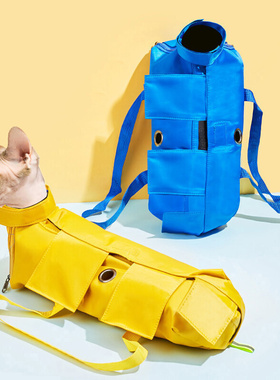 Pet outing bag portable foldable cat backpack cat safety