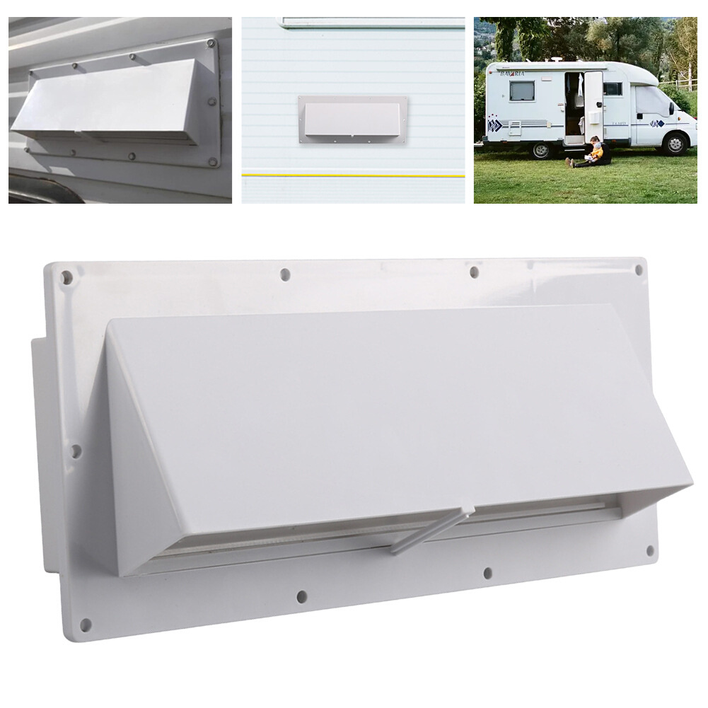 RV Caravan Exhaust Fan White Camper Side Wall Vents
