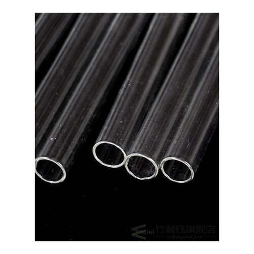 10pcs Transparent Glass Tubes Long Thick Wall Test Tube 10*1