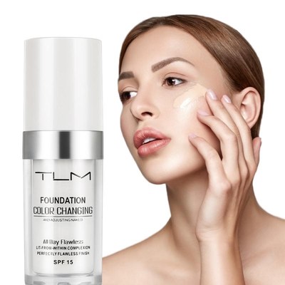 Hot Sale TLM Foundation 30ml Natural Color Changing Liquid F