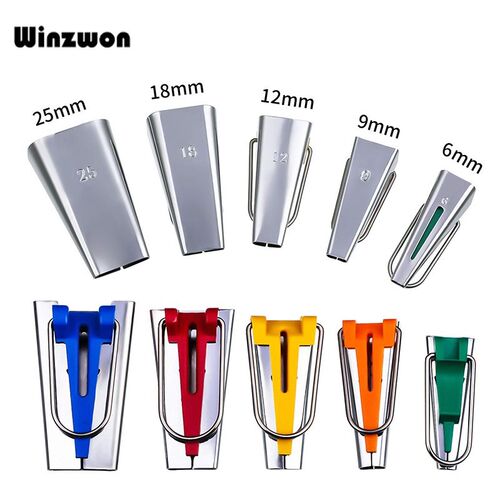 5Pcs/set Sewing Accessories Bias Tape Maker 6/9/12/18/25mm F