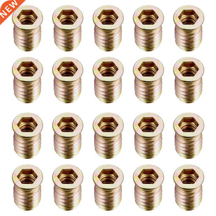 Threaded Insert Nuts Wood Hex M8x20mm Interface Furniture