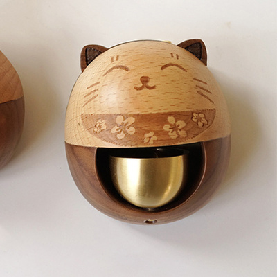 Shopkeepers Bell Door-Sucking Wind Chime Lucky Cat Doorbell