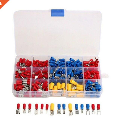 280PCS Matching Insulation Shovel Crimped Terminals Docking