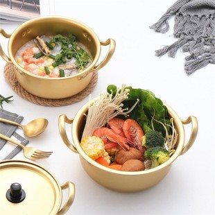 Korean Ramen Noodles Pot Aluminum Soup Pot With Lid Noodles