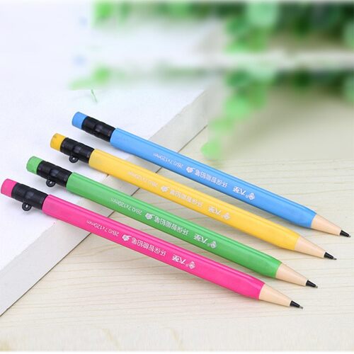 *4pcs/lot Mechanical Pencil 0.7mm 2B Automatic Pencils Stude