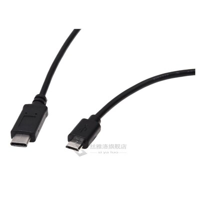 2 pcs Data cable,USB 2.0 Type C (USB-C) to Micro B (Micro US