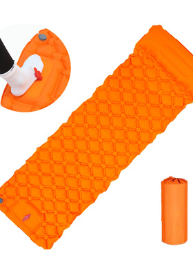 Outdoor Sleeping Pad Camping Inflatable Mattress Built-in