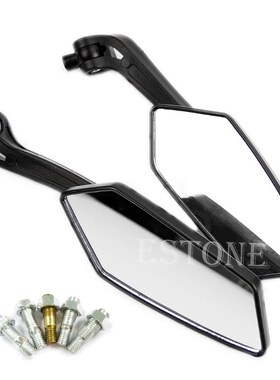New Useful Universal Scooter Rearview Mirrors Pair Moped ATV