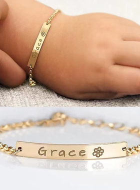 personalized baby name bracelet toddler kids jewelry gifts
