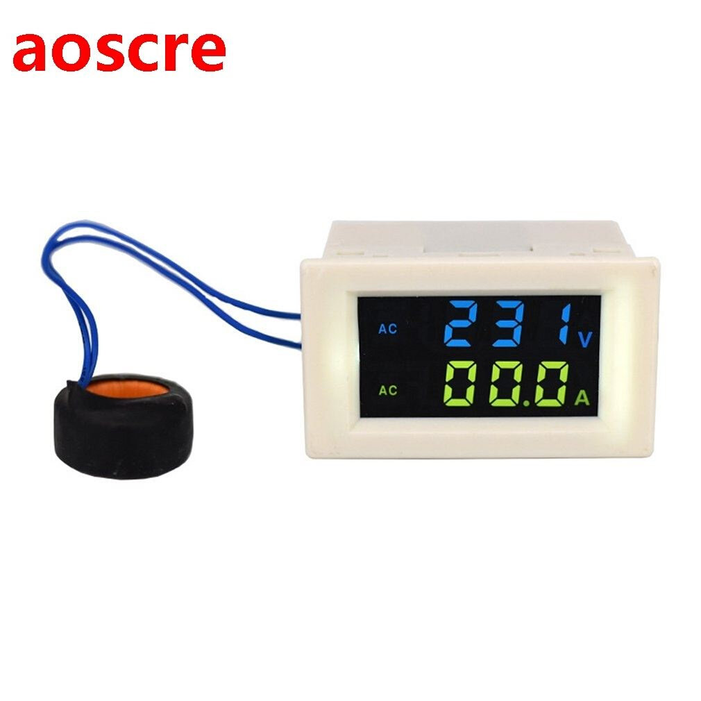D85-2042A Digital AC Voltage Meters 100A 80~500V Voltmeter A