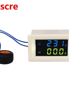 D85-2042A Digital AC Voltage Meters 100A 80~500V Voltmeter A
