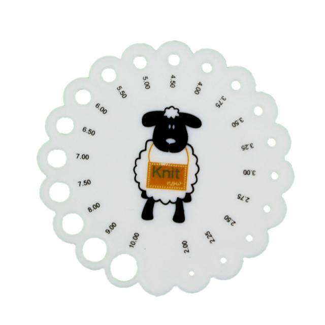 Knitting Tools Round Sweater Needle Ruler High Quality Plast