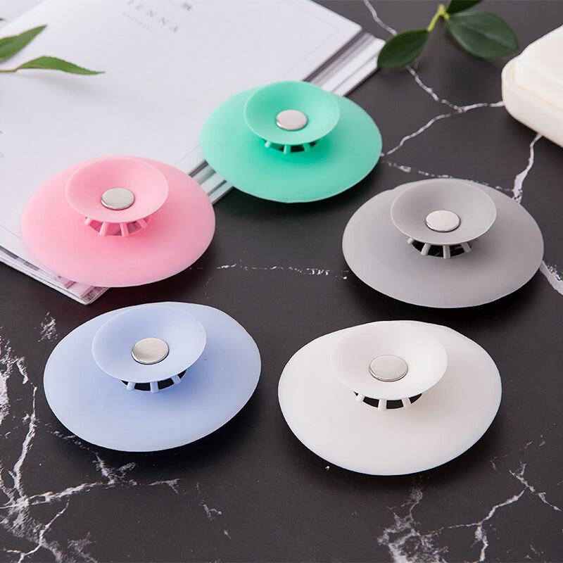 Household Press Type Odor Proof Sealed Silica Gel Floor Dra
