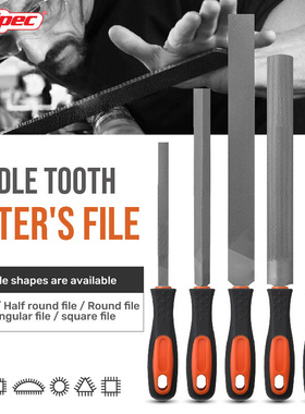 Hi-Spec 5pc 10in File Set 200mm Flat Half Round Round