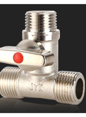 1pcs 1/2'' BSP Male Tee Type Brass Plated Electropla