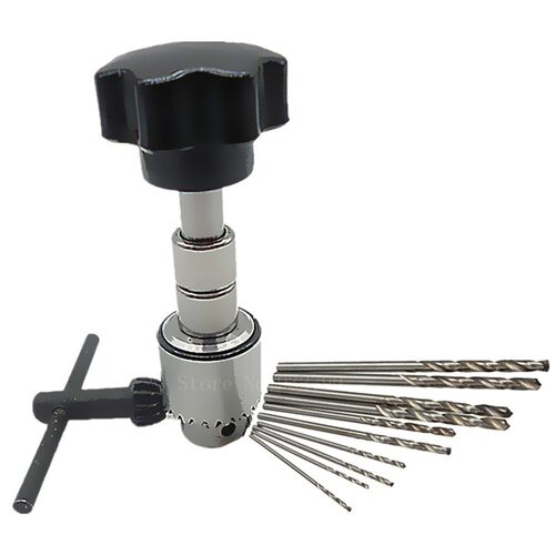 10pc Hss Micro Twist Mini Drill Bit + Hand Drills Craft Jewe