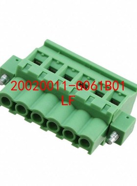 20020011-G061B01LF [TERM BLOCK PLUG 6POS 270DEG 5MM]