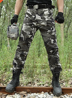 Camouflage Cargo Pants Mens Tactical Military Pants Sweatpan