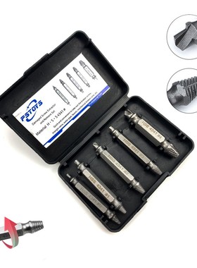 5pcs Double Side Drill Out Damaged Screw Extractor Out Remov