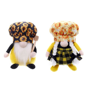 Scandinavian Tomte Nisse Sunflower Bee Gnome Swedish Chef