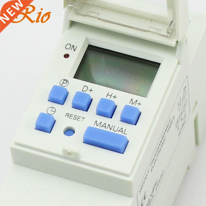 AHC15 AC 220V Digital LCD Power Timer Programmable Time Swit
