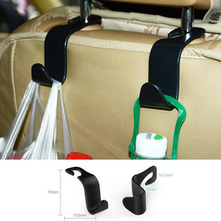 *2pc Car Seat Back Hooks Hanger Organizer niversal Headrest
