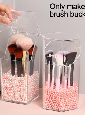 Transparent Acrylic Cosmetic Organizer Makeup Brush Containe